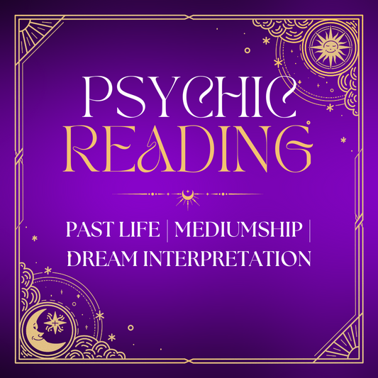 Past life/Mediumship Channeling/Dream Interpretation Psychic Intuitive Reading - DETAILED